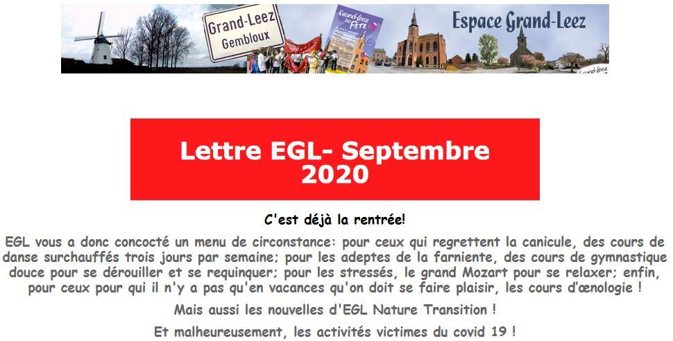 EGL 2020 09 news letter